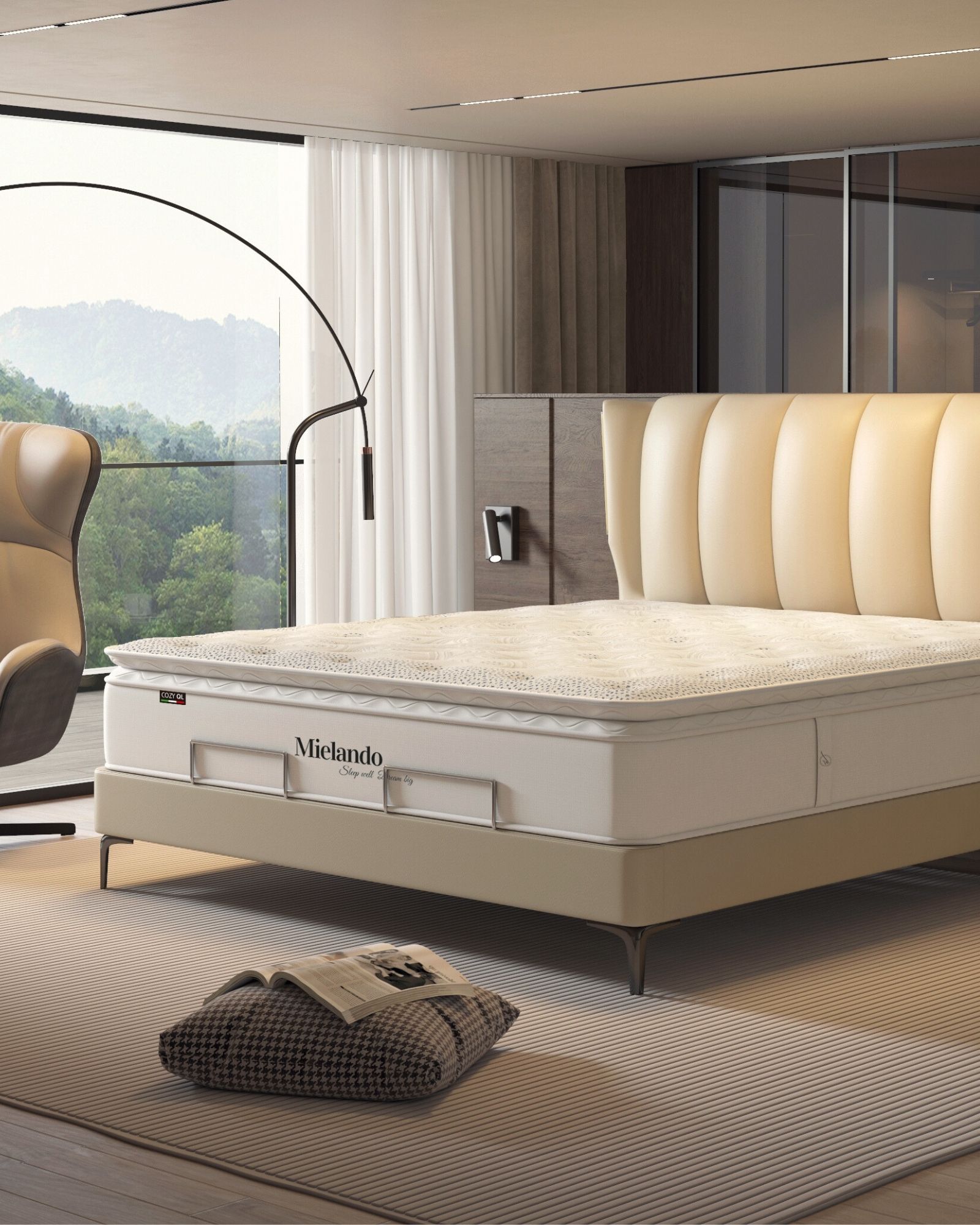 Sereno collection — minimal sofa in a sunlit living room